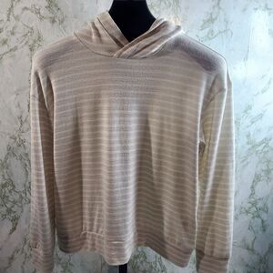 A New Day Striped Soft Hoodie